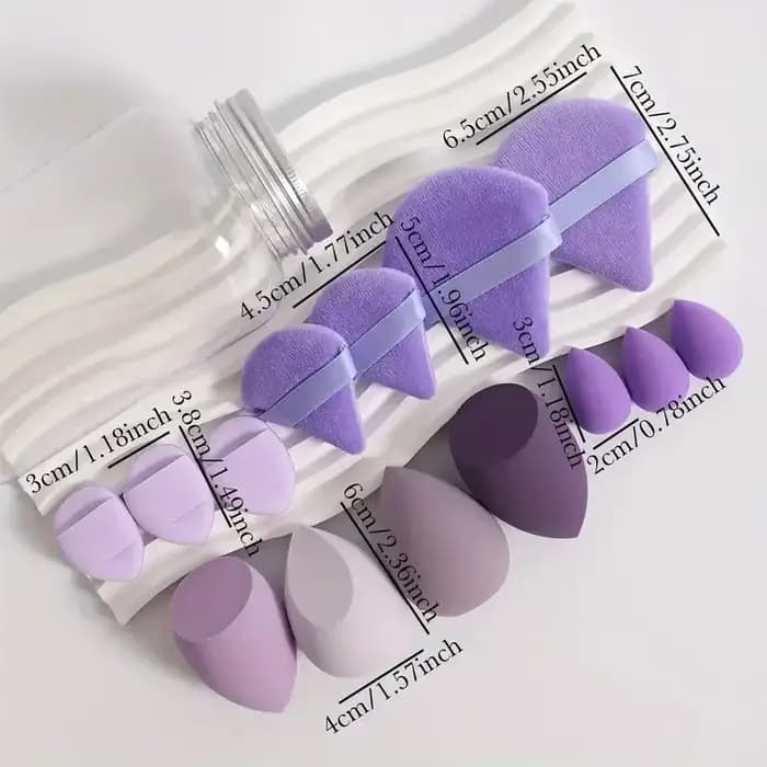 Ensemble d'éponges de maquillage pour femmes