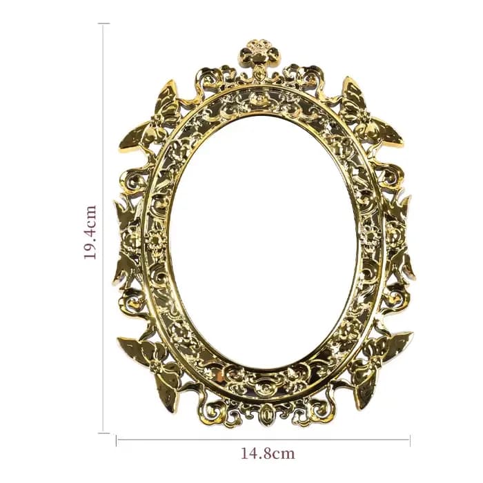 Nouveau Style européen rétro bureau maquillage miroir Portable Vintage miroirs cosmétiques Noble ancien cour