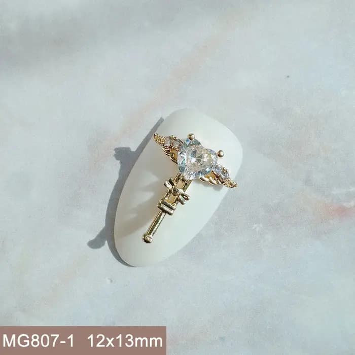 10 pièces saint valentin amour coeur marin lune Nail Art