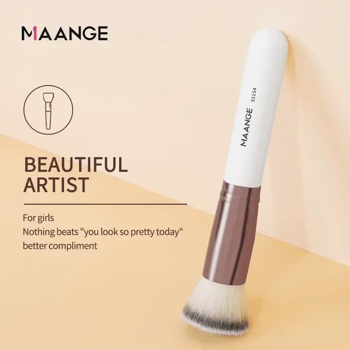 Maange-Pinceau de maquillage avec boîte pour femme