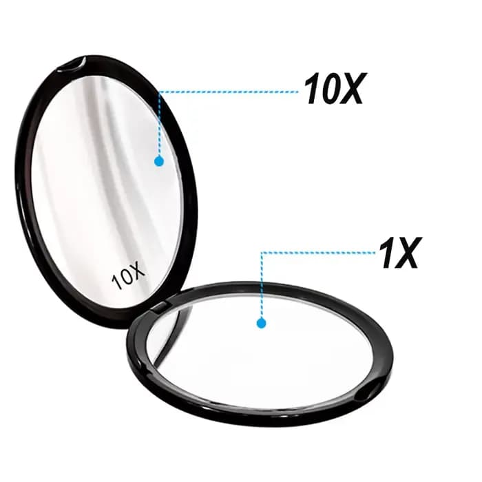 Mini miroir de maquillage Compact de poche