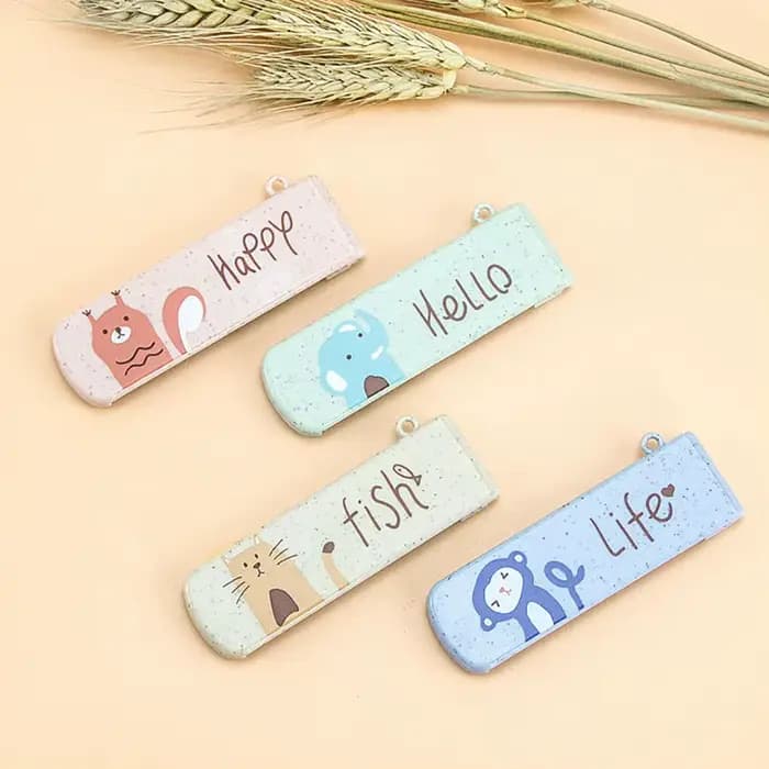 Petit miroir peigne ensemble couleur mode Portable pli maquillage