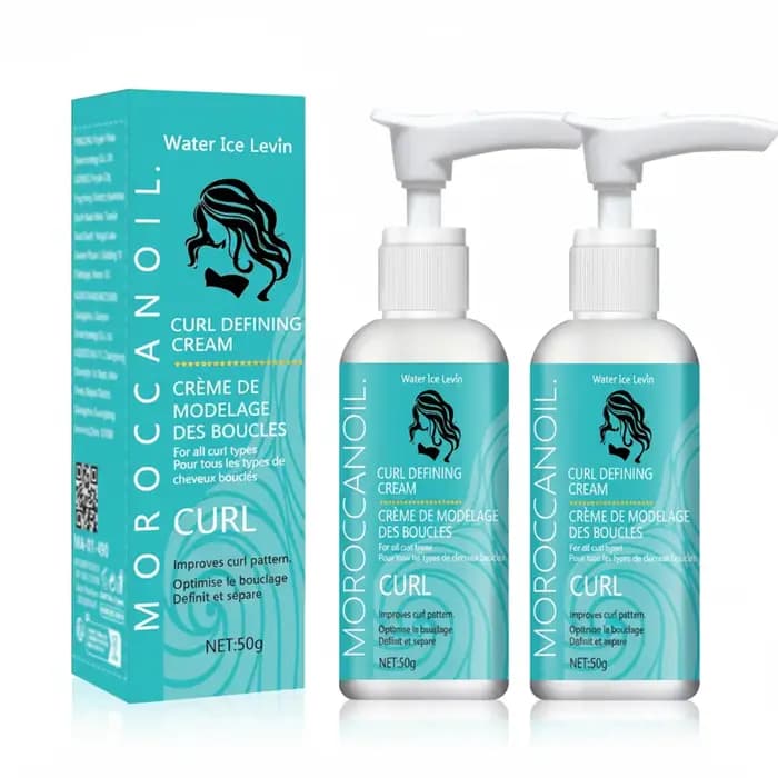 Crème Définitive pour Boucles à la Kératine et Biotine - Séchage Rapide