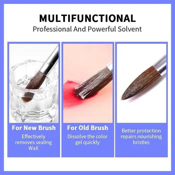 RSNACanon-Brosse à Ongles Nettoyante, Liquide, Stylo de Lavage, Solution de Manucure, Stylo de Soins