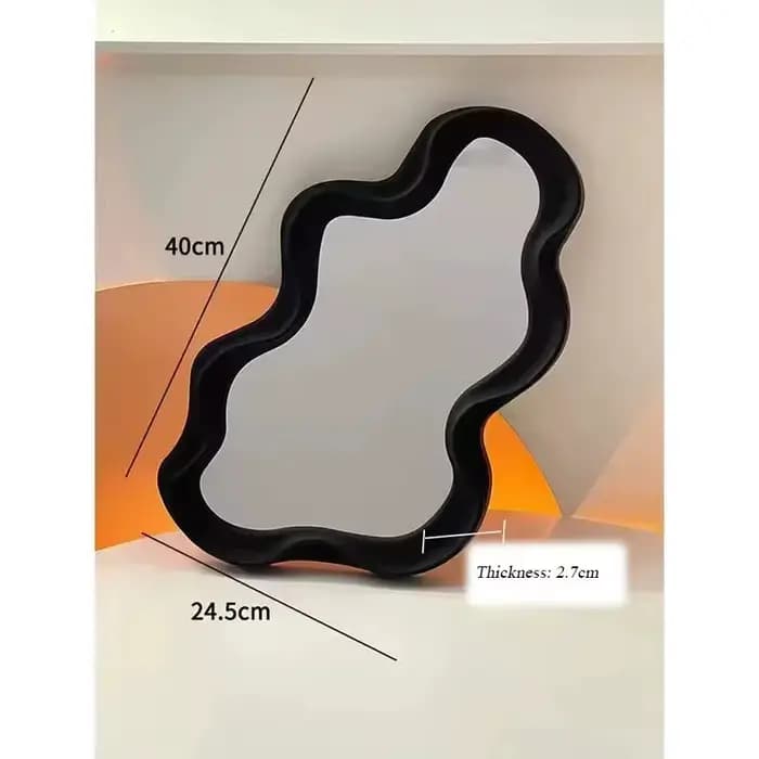 Miroir de maquillage imperméable irrégulier