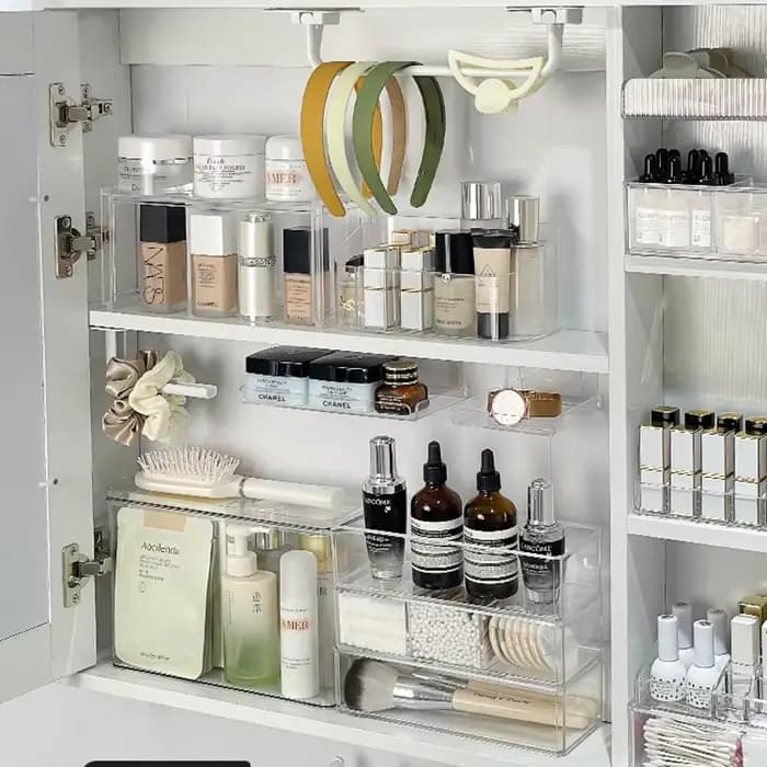 Boîte de rangement de maquillage
