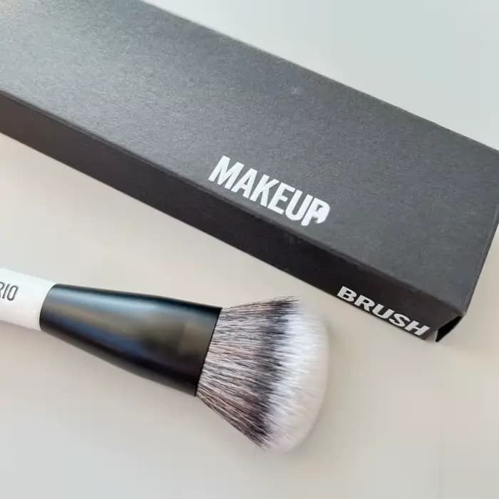 F4 pinceau de maquillage à double extrémité pour fond de teint poudre pour le visage Blush Contour-outil cosmétique