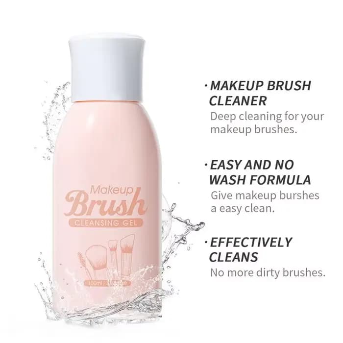Solution de nettoyage de pinceaux de maquillage