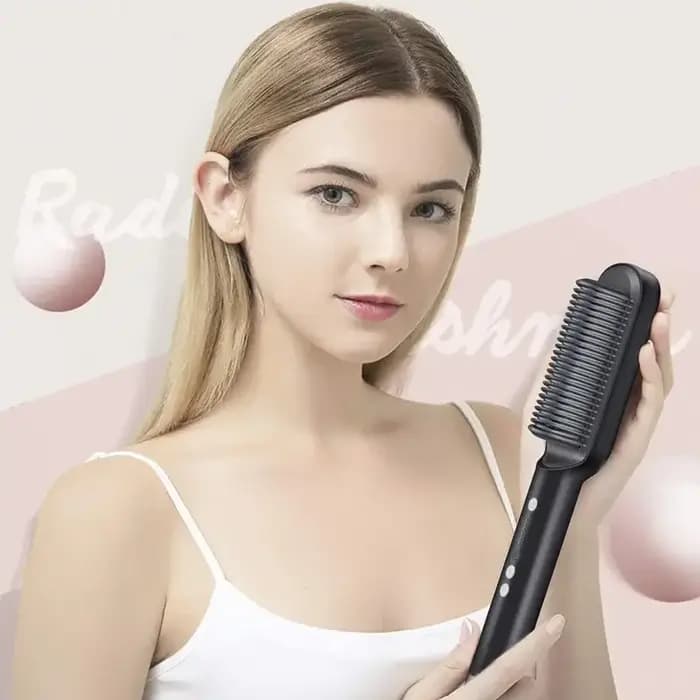 Lisseur Électrique Professionnel Rapide, Peigne Chaud, Soins Personnels, Brosse de Coiffure Multifon