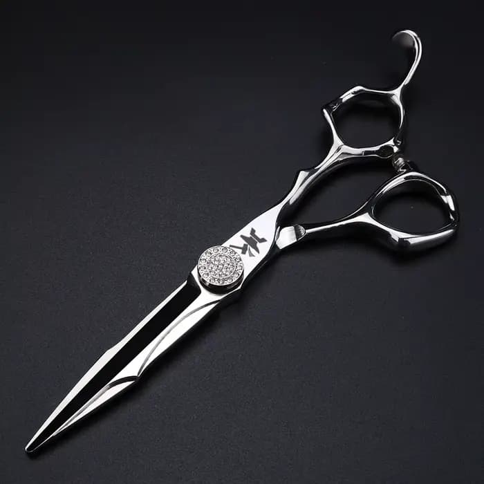 Ciseaux à cheveux artisanaux CNC 6 pouces, ciseaux de coupe et d'amincissement en acier japonais 440
