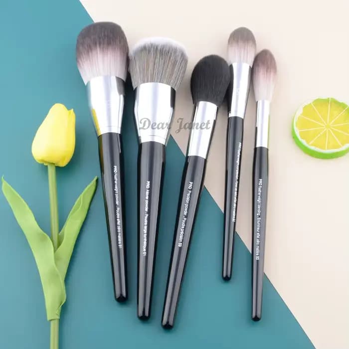 S série Pro pinceaux de maquillage poudre ventilateur fond de teint fard à joues mettre en évidence pinceau