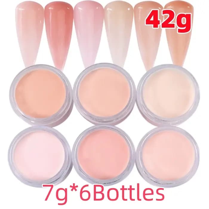 Poudre acrylique pour ongles nus en vrac