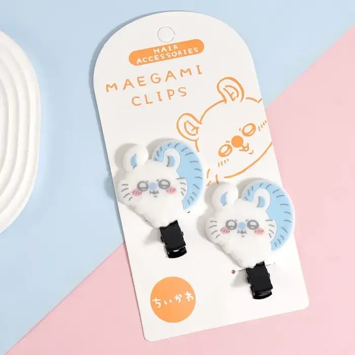 Chiikawa Kawaii pince à cheveux avec mignon Usaqi petit écureuil volant conception douce fille dessin animé accessoire