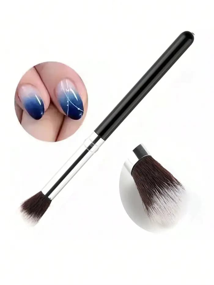 Ensemble de pinceaux pour Nail Art ombré, 2 pièces, ombre à paupières, fond de teint, Blush, pinceau