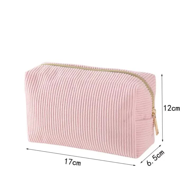Trousse à crayons Portable en velours côtelé pour étudiants