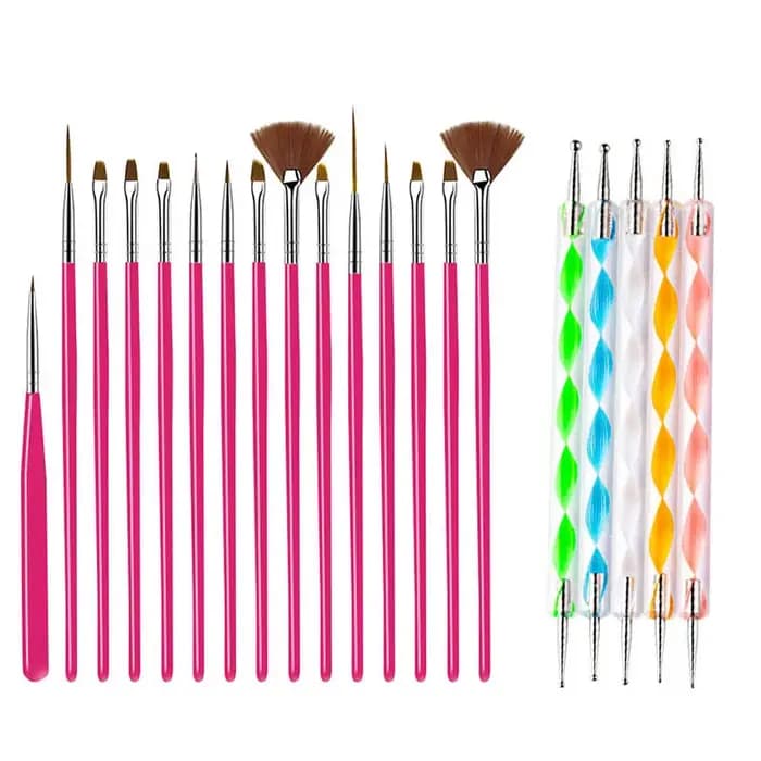 Ensemble de pinceaux pour Nail Art