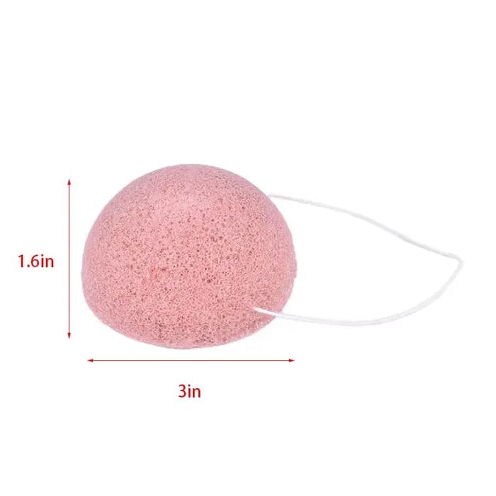 1 éponge nettoyante pour le visage en konjac naturel