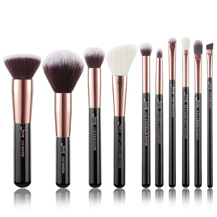Jessup – pinceaux de maquillage synthétiques naturels