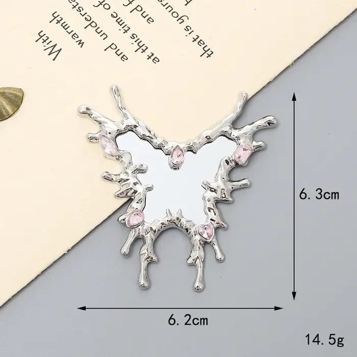 Miroir de maquillage liquide accessoire réflecteur haut de gamme pour la beauté quotidienne romantique