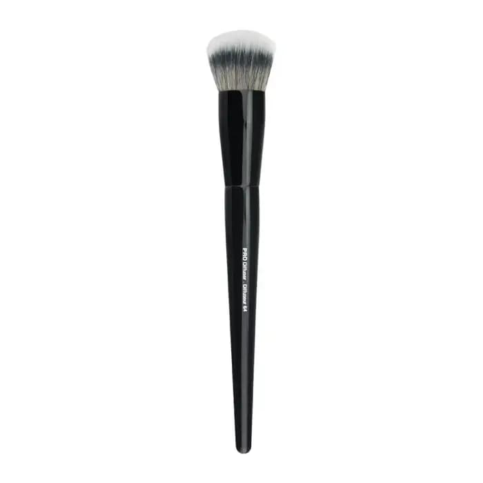Pro diffuseur fond de teint brosse 64 noir double fibre pointillé