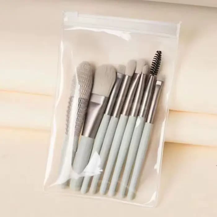 Ensemble de 8 mini pinceaux de maquillage doux en forme de macaron, outils de beauté portables pour