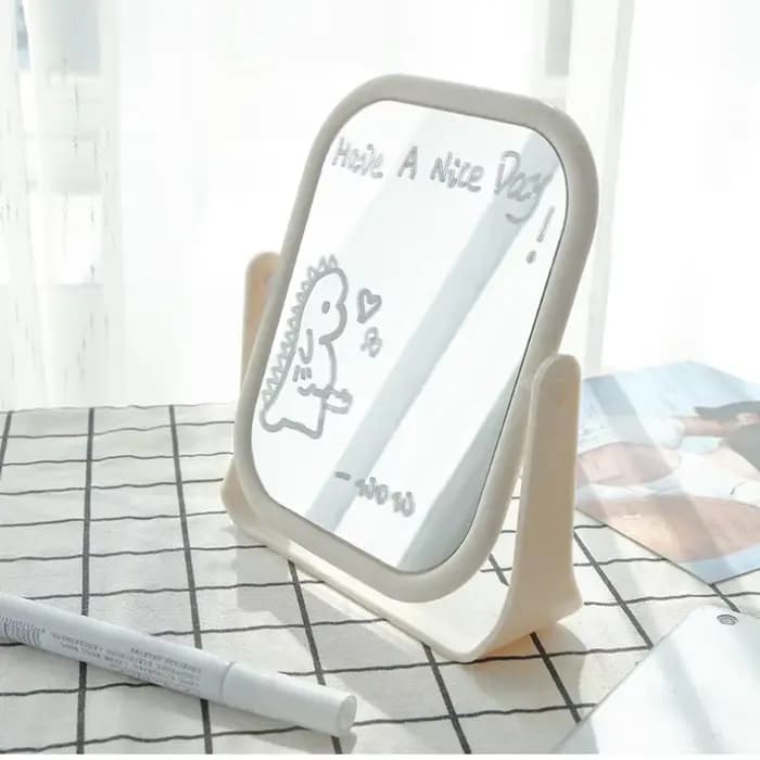 Miroir de maquillage pliable Portable avec support