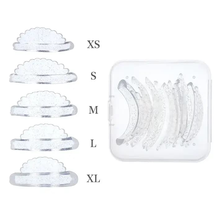 5 paires de coussinets de levage de recourbe-cils 3D