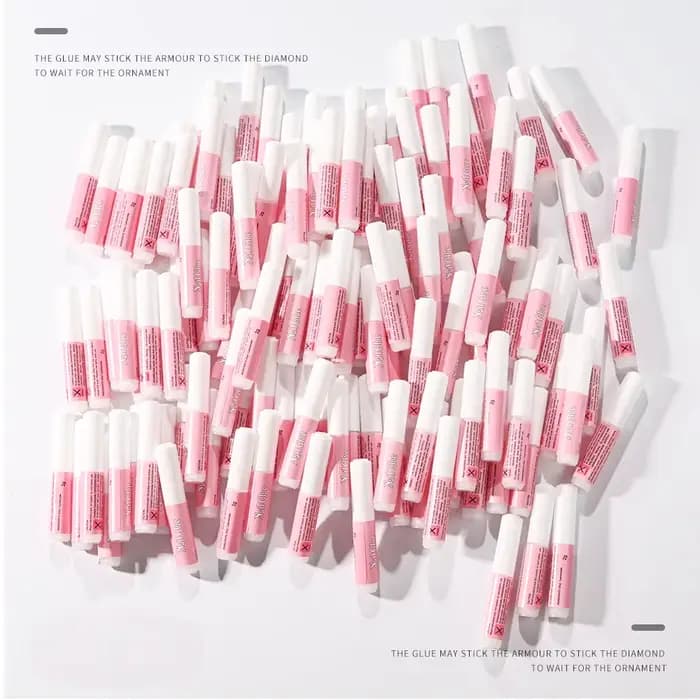 Colle à ongles Super forte pour ongles en acrylique, 100 pièces, à pression, adhésif professionnel p