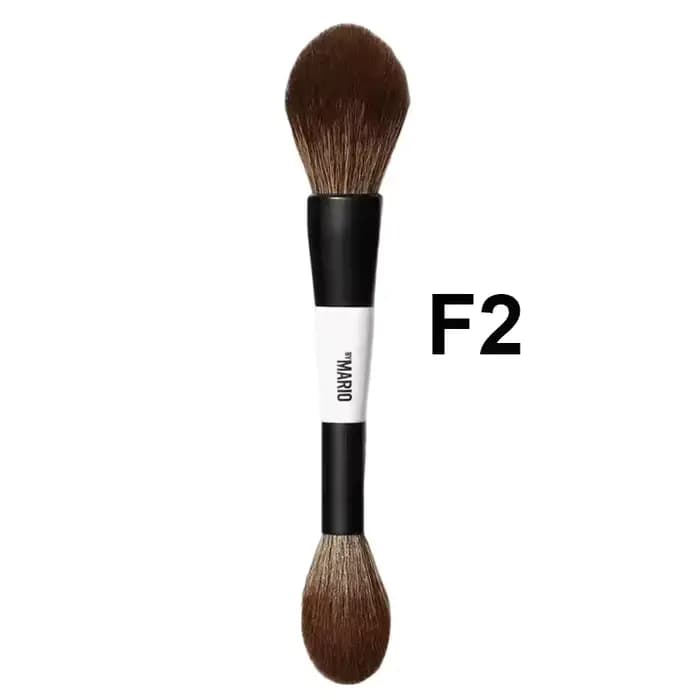 Pinceau de maquillage double embout F4 All Mario pour fond de teint