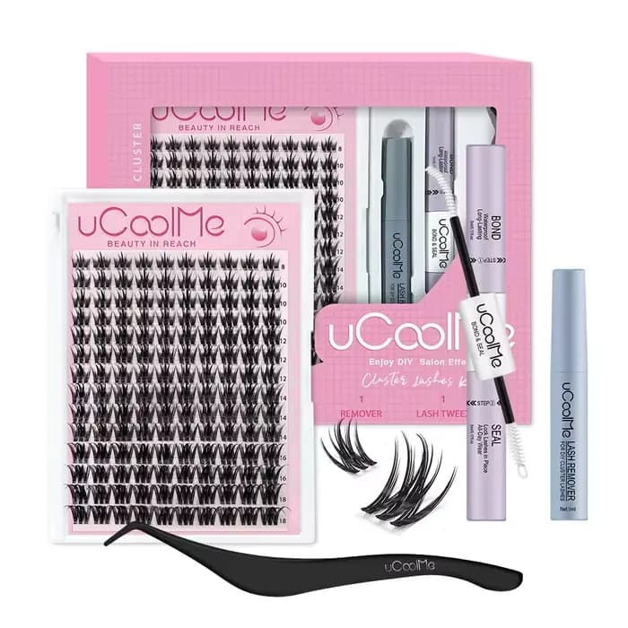 UCoolMe cils fée floraison Manga cils grappes Kit C Curl bricolage longue durée étanche Extension de