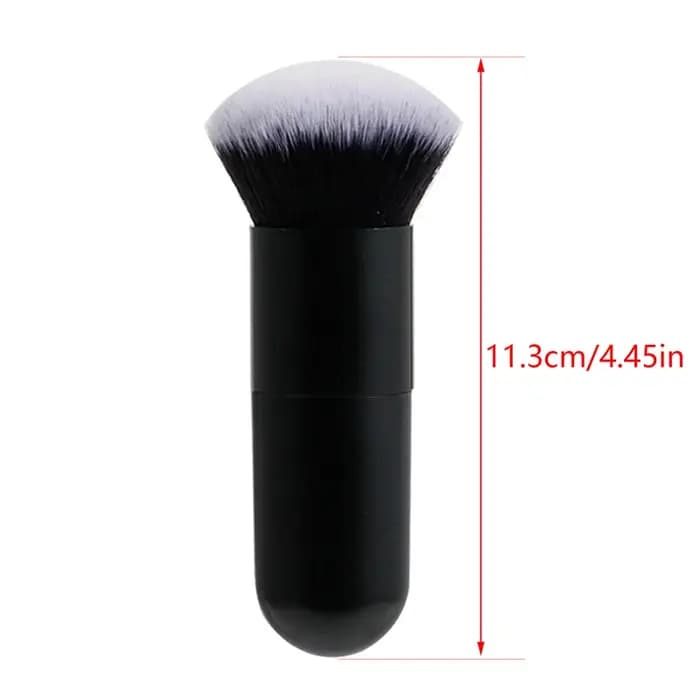 Pinceau de maquillage professionnel pour femme, poudre, fard à joues, grand, moelleux, adouci, fibre