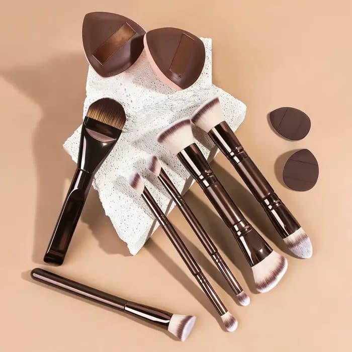 Ensemble de pinceaux de maquillage professionnels 6/10/18 pièces