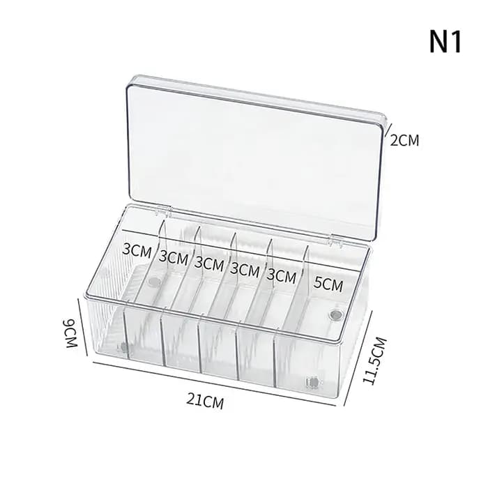 Boîte de rangement de grande capacité pour outils de maquillage