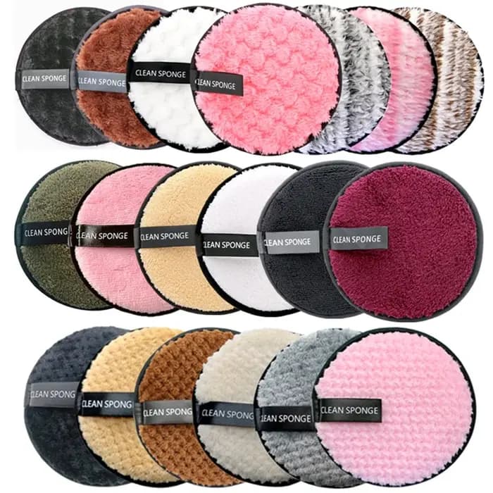 Lingettes démaquillantes réutilisables en coton