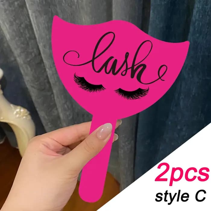 2 pièces technicien de cils Photo accessoire PVC souple cartes de beauté