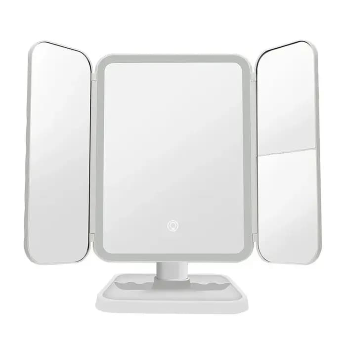 Miroir de maquillage à trois volets