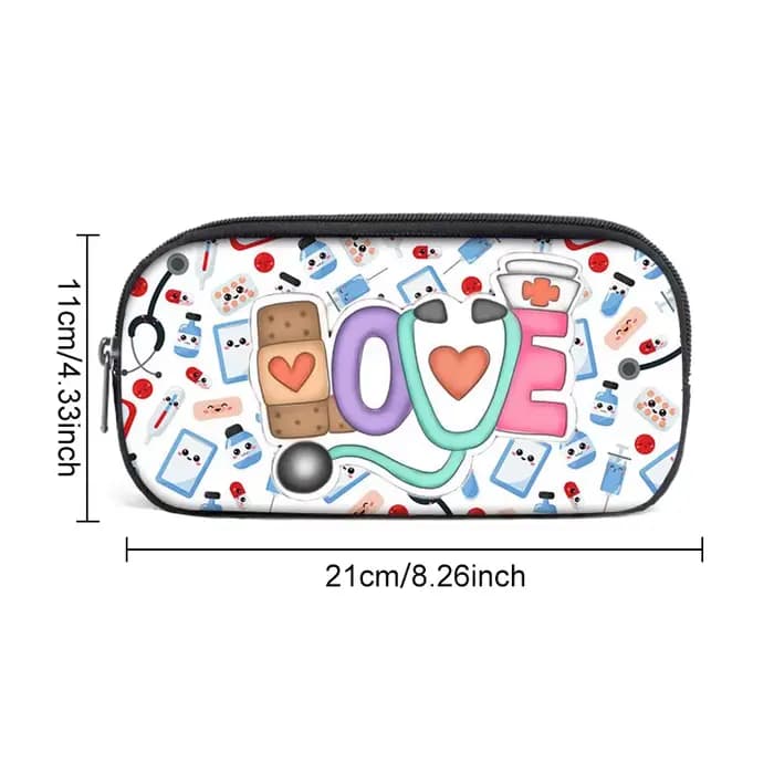 Trousse à Crayons Cosmétique Graphique ECG