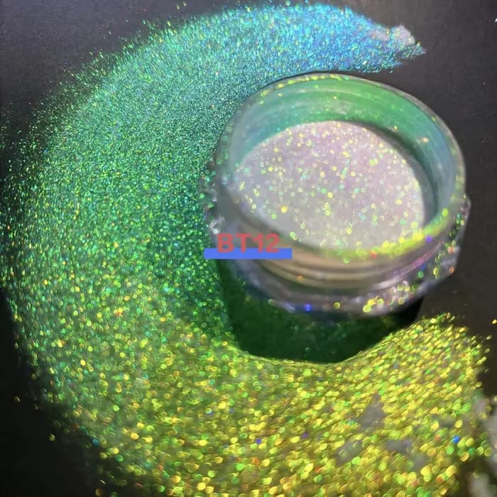 Poudre de pigment de perle caméléon chromé, 0.25g, sirène aurore, arc-en-ciel Transparent, Super Colorshift, effet miroir
