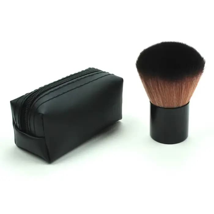 Kabuki brosse Blush bronzant poudre libre fond de teint cheveux synthétiques