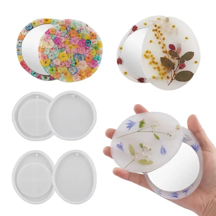Miroir de maquillage rotatif