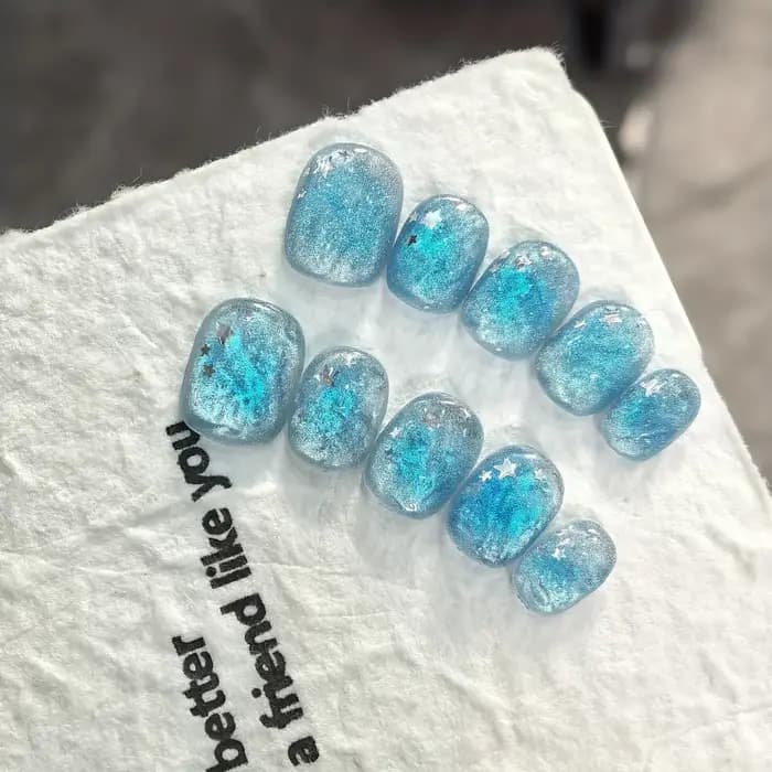 Faux ongles à pression faits à la main