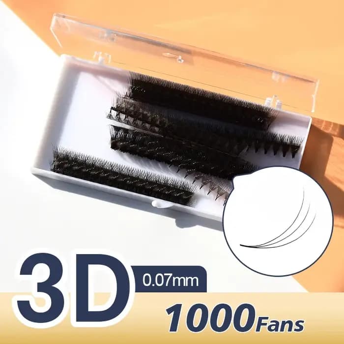 1000 ventilateurs 3D -14D Volume préfabriqué