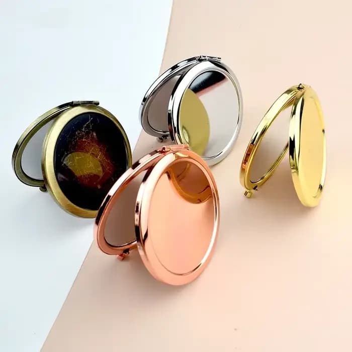 Miroir de poche, miroir de maquillage de voyage
