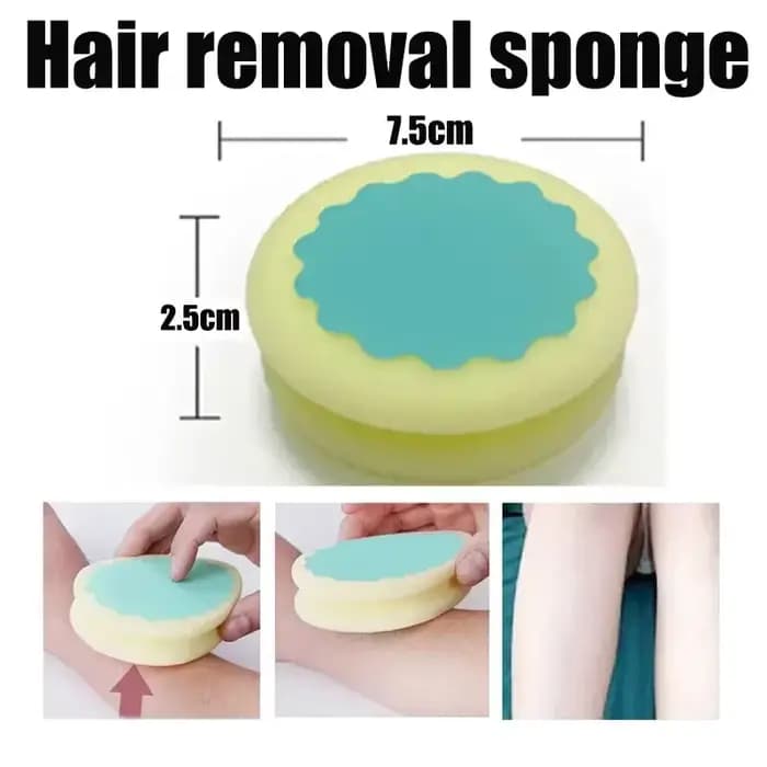 Épilation dépilatoire gomme épilateur cheveux magique indolore éponge tampon efficace épilateur visa