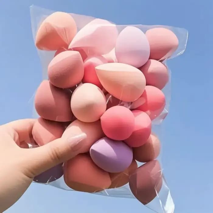Collection d'éponges de maquillage-éponges cosmétiques multi-formes pour fond de teint liquide et poudre
