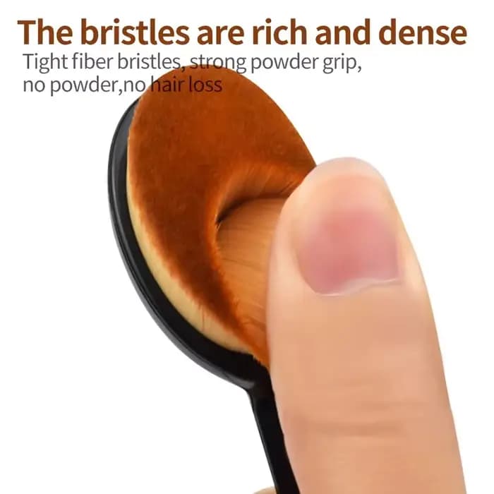 Grand pinceau à fond de teint en forme de brosse à dents
