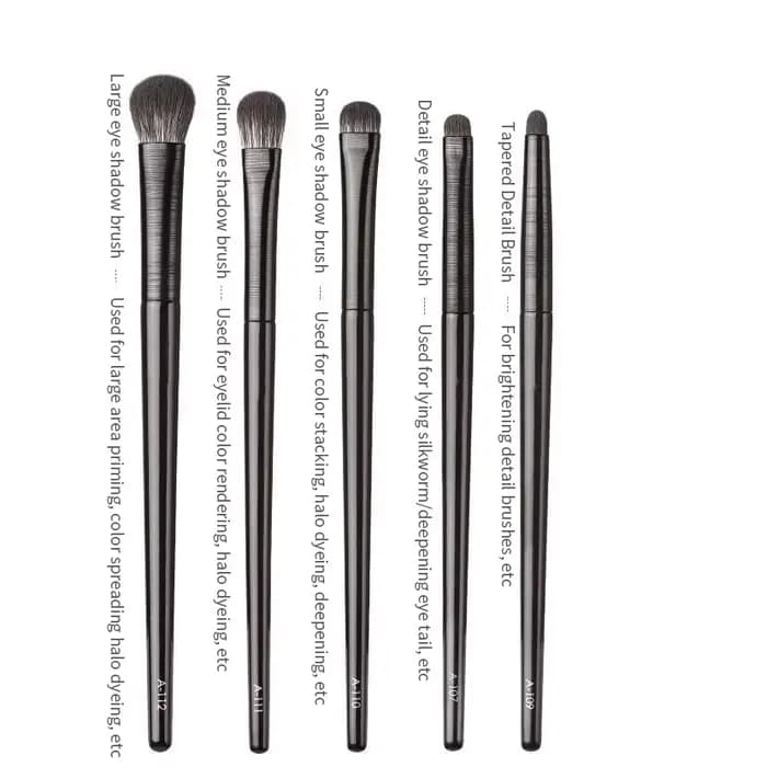 Ensemble de pinceaux de maquillage pour les yeux naturels, pour fard à paupières, Contour des sourci