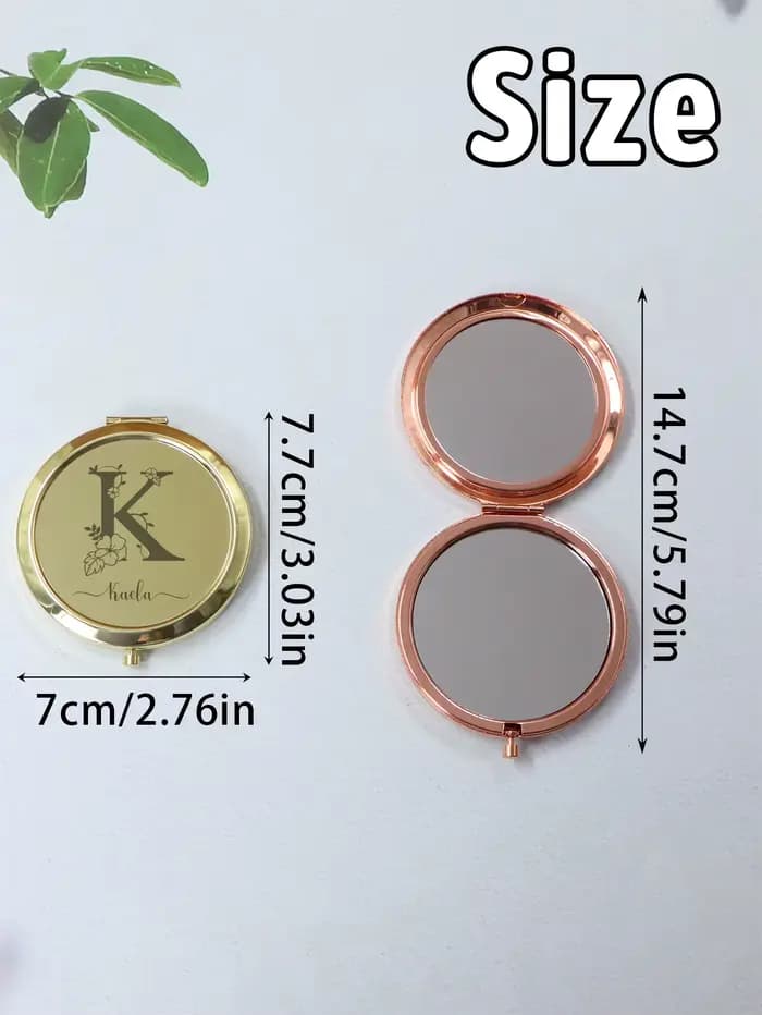 Miroir de poche personnalisé
