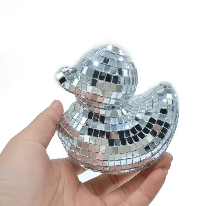 Miroir de bureau décoratif en forme de canard