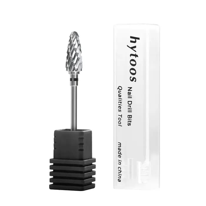 HYTOOS balle carbure forets à ongles professionnel rotatif flamme foret